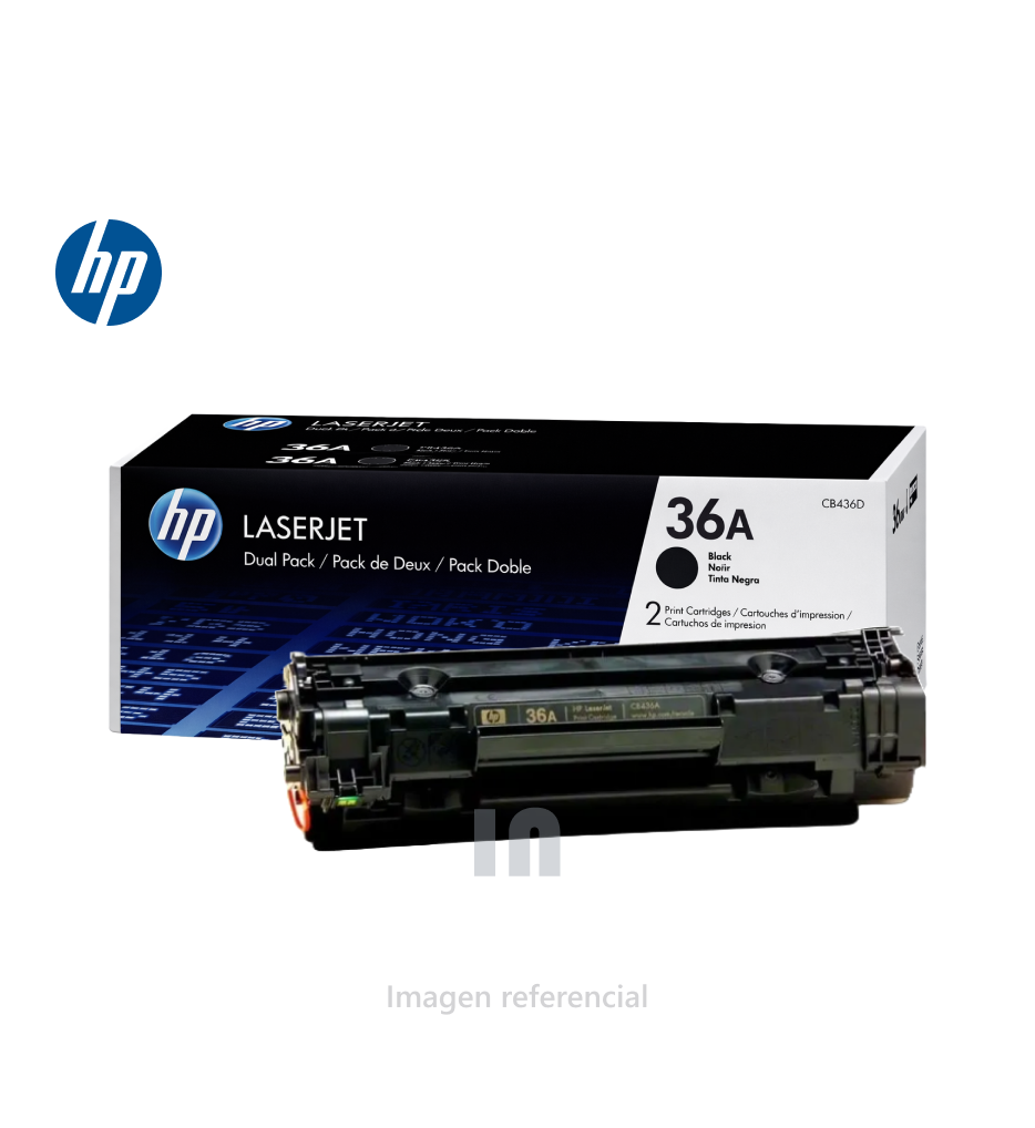 TONER HP LASERJET 36A CB436A COLOR NEGRO