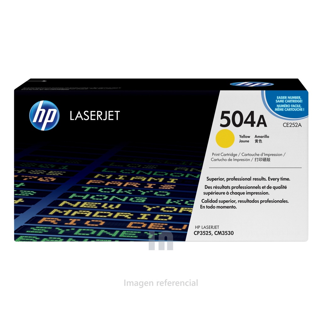 TONER HP LASERJET 504A AMARILLO CE252A