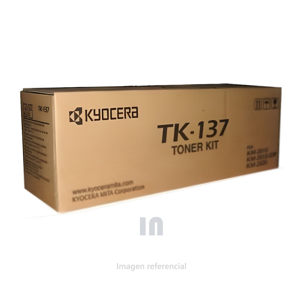 Tóner Kyocera TK-137, Cartucho Negro para Impresoras Kyocera KM-2810 / KM-2810DP / KM-2820