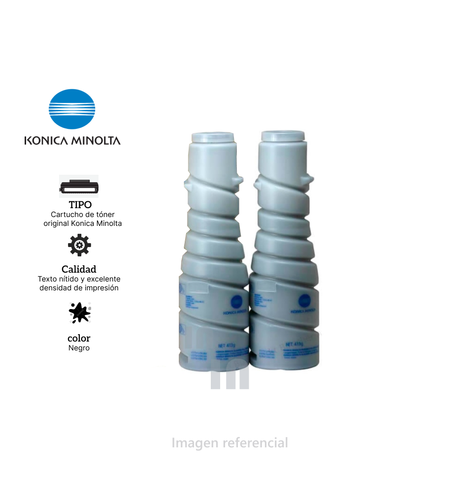 TONER KONICA MINOLTA TN-114 413G UP BIZHUB 21