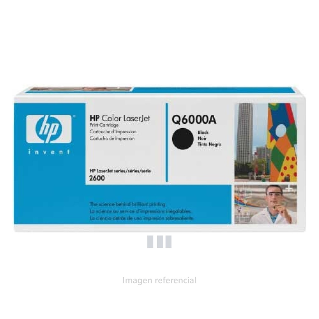 TONER HP COLOR LASERJET Q6000A 1600-2605 NEGRO