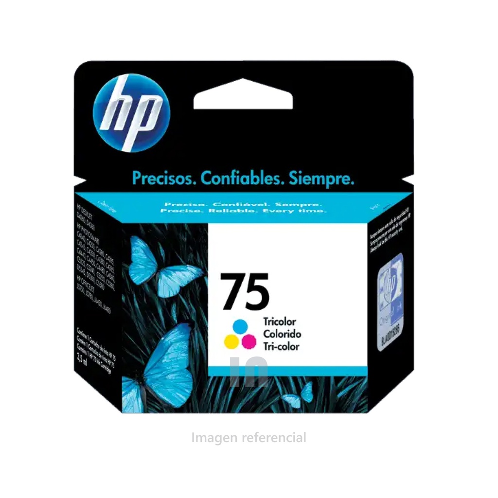 CARTUCHO DE INYECCIÓN DE TINTA HP 75 TRICOLOR