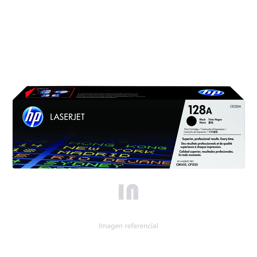 Toner Hp Lj 128A Cm1415/Cp1525 Black (2,K) CE320A