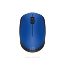 Mouse óptico inalámbrico logitech m170, ambidiestro, receptor usb, 2.4 ghz, BLUE.