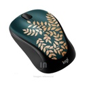 Mouse optico inalámbrico logitech M317C COLLECTION, sensor de 1000 dpi, 2.4GHZ, función inalámbrico de 10 m, color garden black.