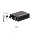 Media converter (BKTSG2-20A) BKTELL 10/100/1000 single fiber/single mode SC tx1310nm Rx1550nm, 20km, negro.