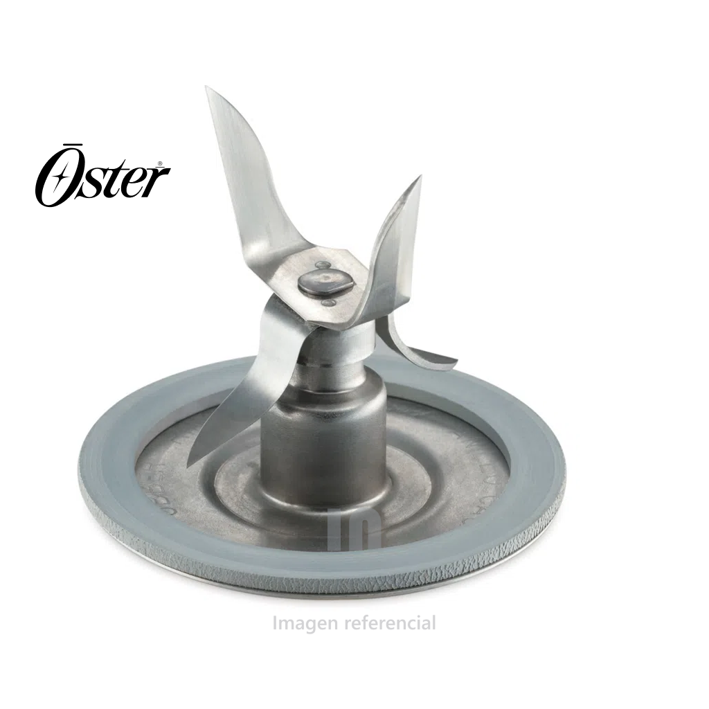 Cuchilla PICAHIELO de 4 aspas OSTER, con anillo de goma, acero inoxidable.