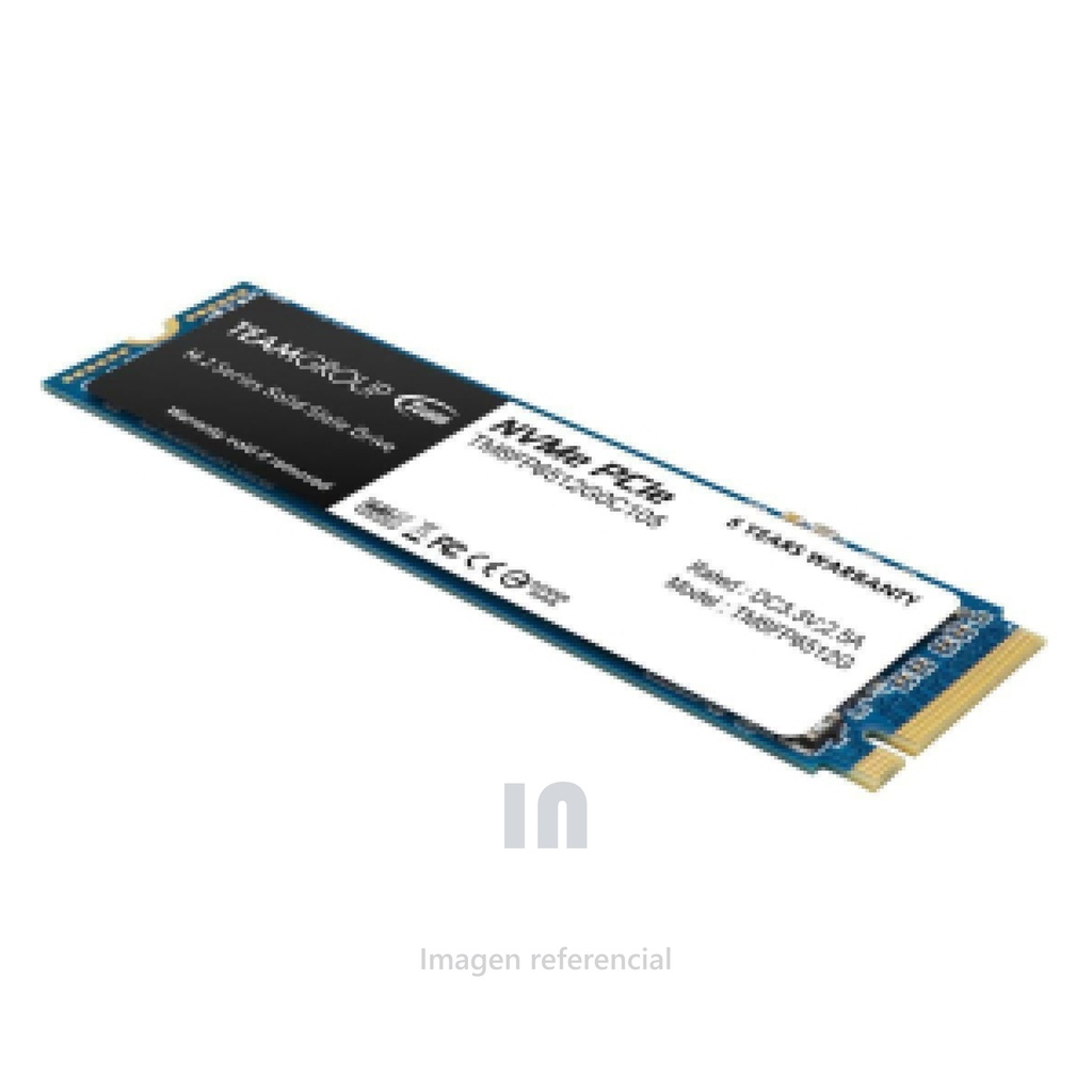 NAND Unidad de estado sólido Team Group MP33 M.2 2280 512 GB PCIe 3.0 x4 con NVMe 1.3 3D interno (SSD) TM8FP6512G0C101
