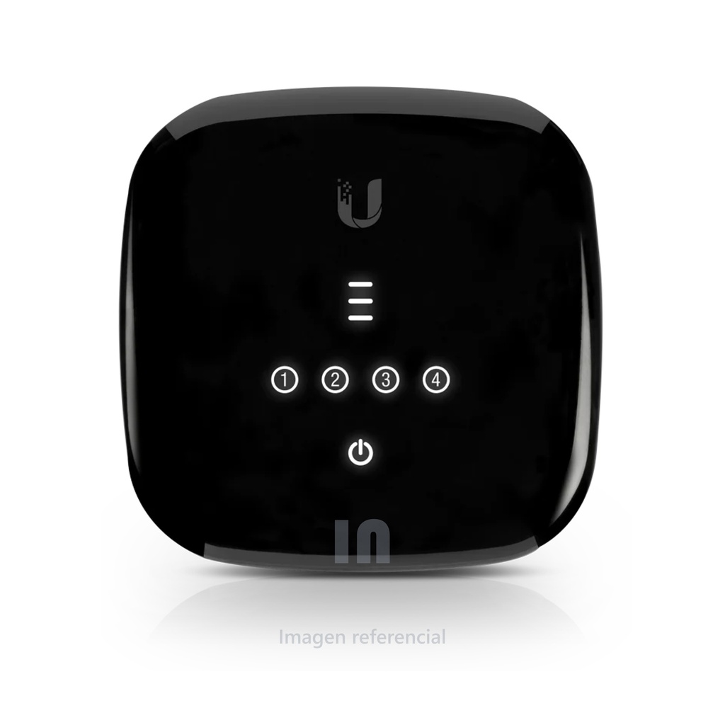 ONU GPON Ubiquiti UFiber UF-WIFI 802.11n, Unidad de red óptica con 1 puerto WAN GPON (SC/APC) 4 puertos LAN Gi