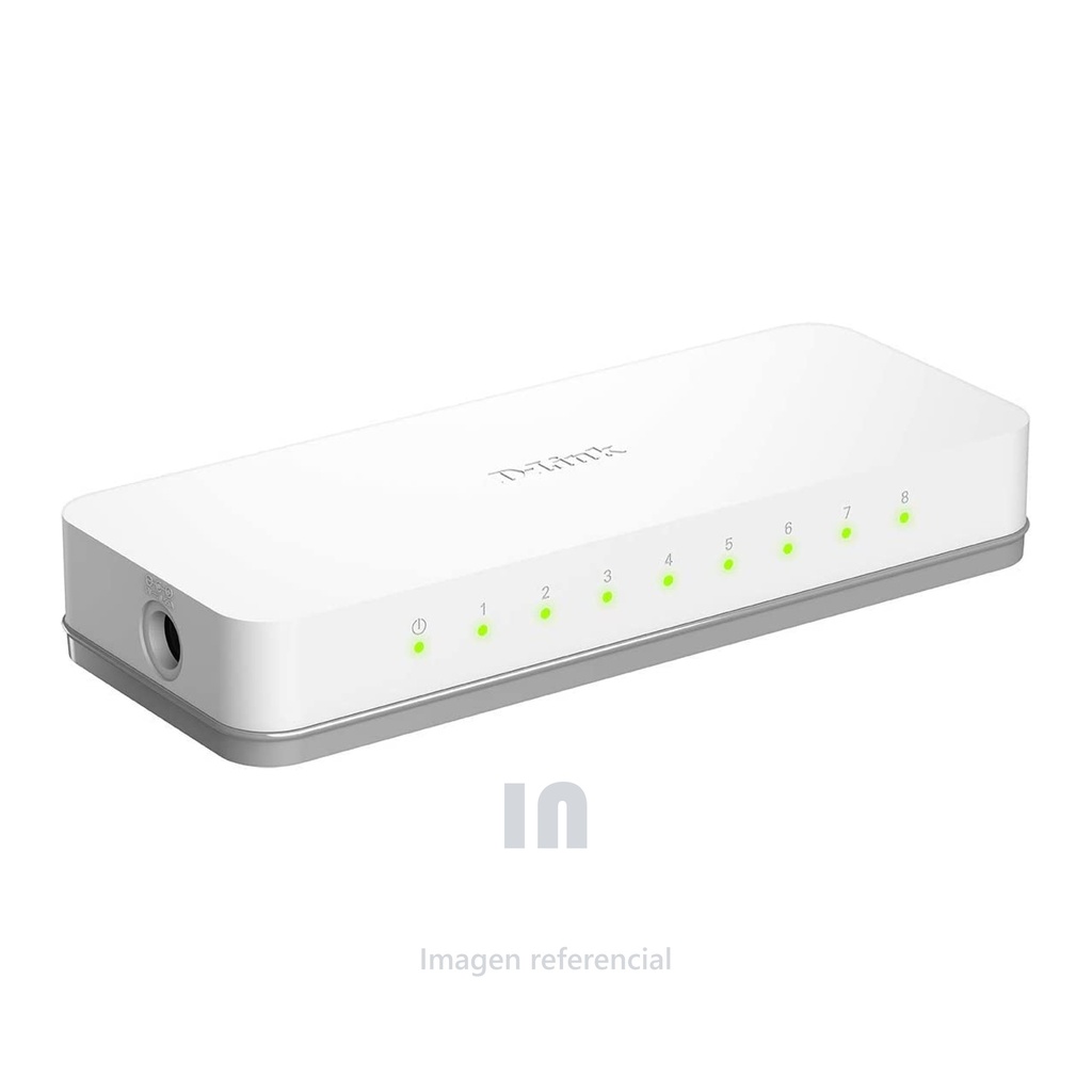 SWITCH D-LINK DES-1008C, 8 PUERTOS RJ-45 10/100 MBPS, AUTO MDI/MDI-X.