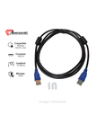 CABLE USB 2.0 PARA IMPRESORA 1.8 METROS, NEGRO.