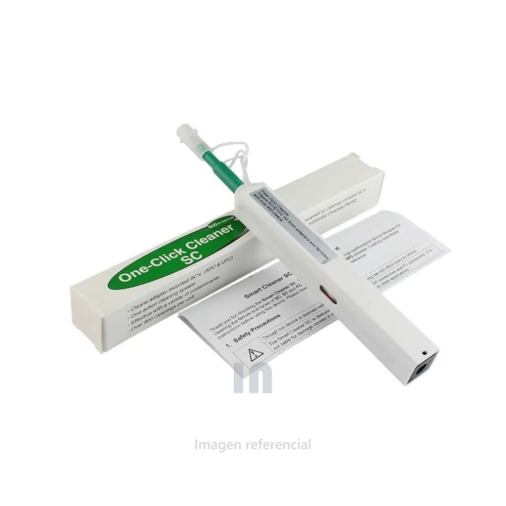 ONTi-limpiador de fibra óptica con un clic, pluma limpiadora de 2,5mm conector LC MU de 1,25mm, más de 800 veces.