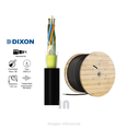 FIBRA OPTICA DIXON, ADSS 48 HILOS SPAN 100, G652.D, diametro de 1.05cm.