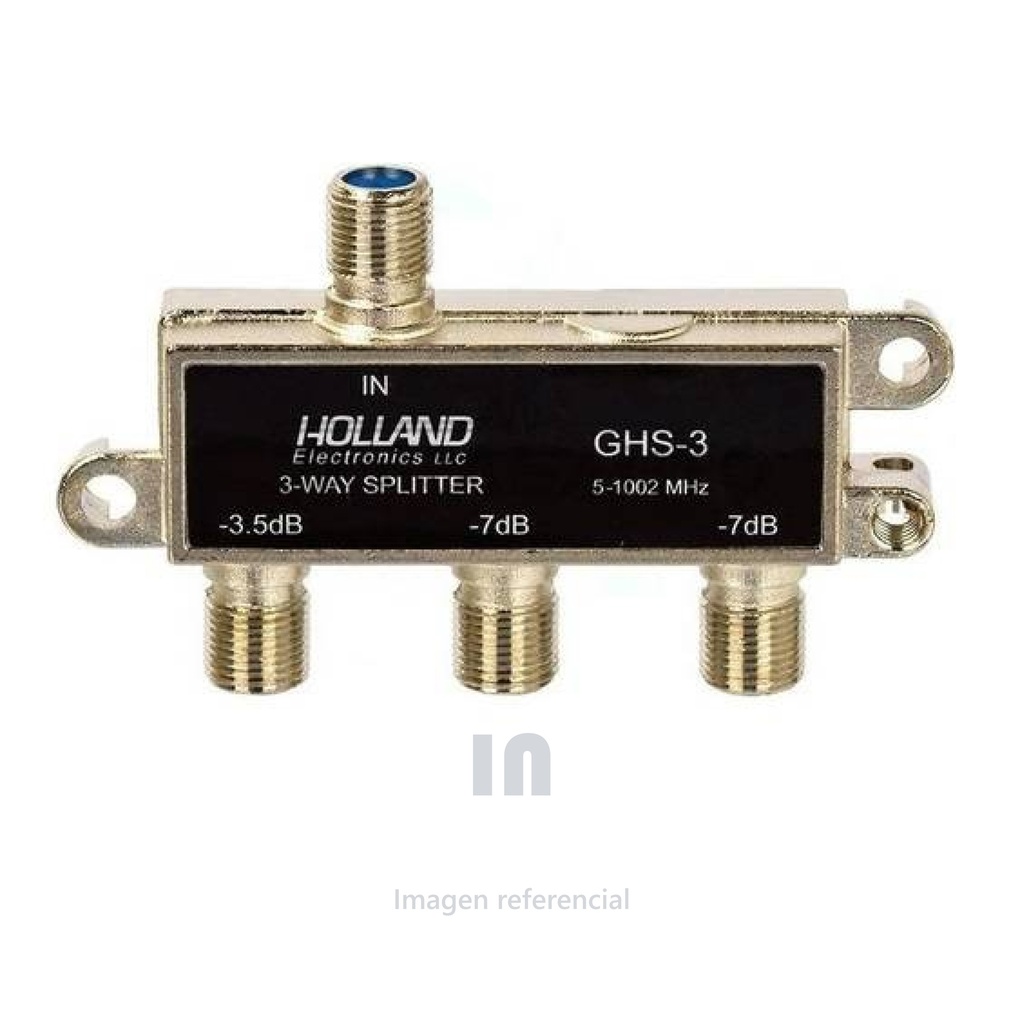 Splitter Digital Tv Tdt 3 Vías Holland.