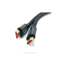 CABLE DE VIDEOHDMI TEROS TE-7125N, CONECTOR HDMI A HDMI, VERSION HDMI 2.0 OD 8.8 0.2MM DE 5 METROS DE COLOR NEGRO