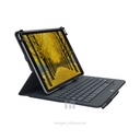 Funda Teclado Universal Logitech Folio con Bluetooth 3.0 para Tablets de 9-10” – Compatible con iOS, Android y Windows