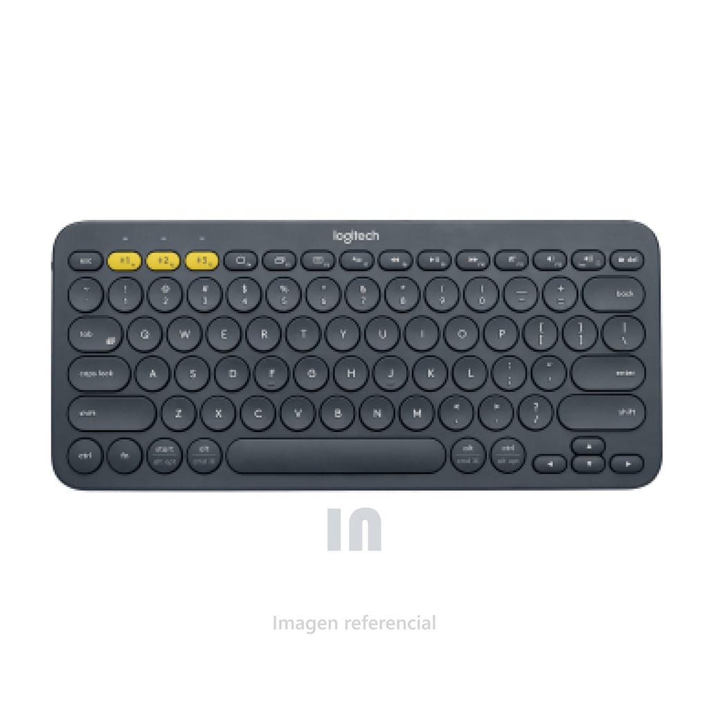Teclado Inalámbrico Logitech Multi-Device K380 Spa negro, Plug and Play, Bluetooth 3.0