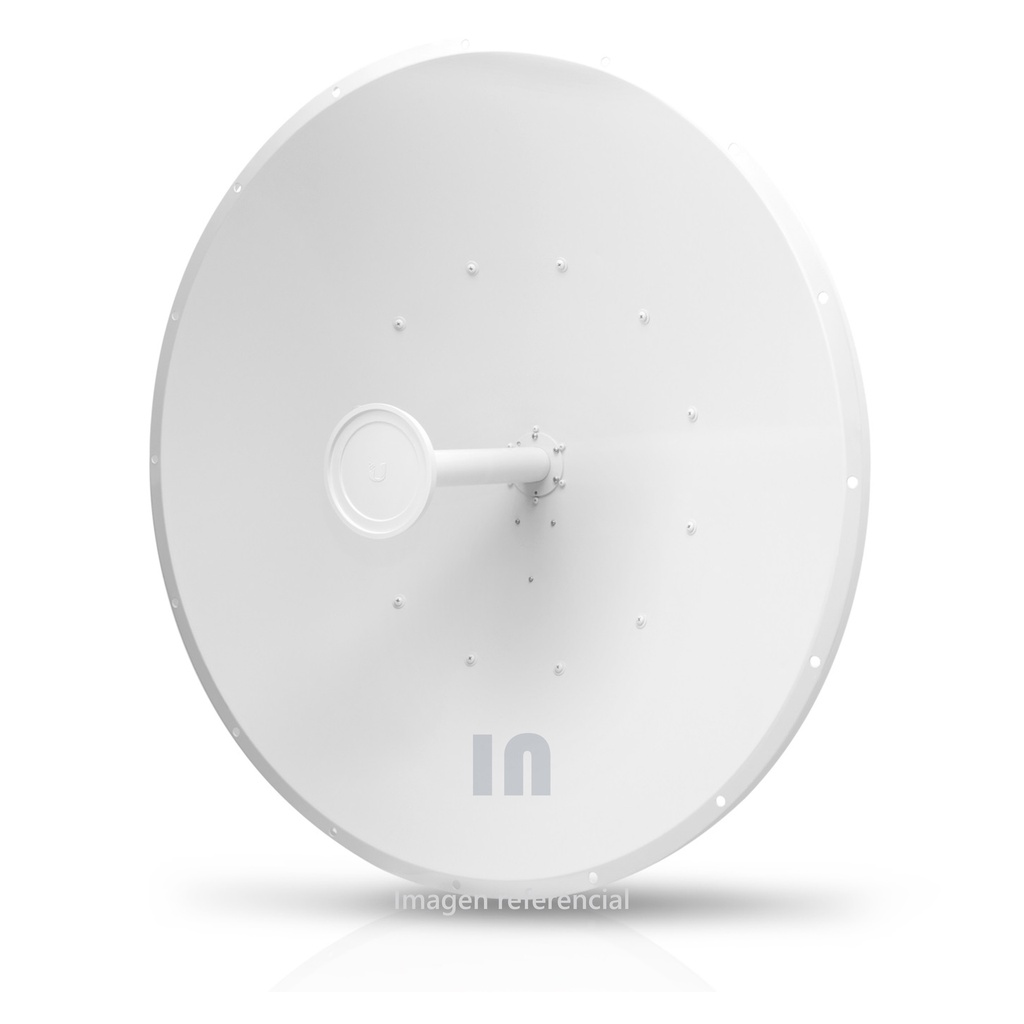 ANTENA DISH AIRFIBER UBIQUITI, AF-5G34-S45, FRECUENCIA 5.1 ? 5.9 GHZ, GANANCIA 34DBI, POLARIZACIÓN LINEAL DUAL.
