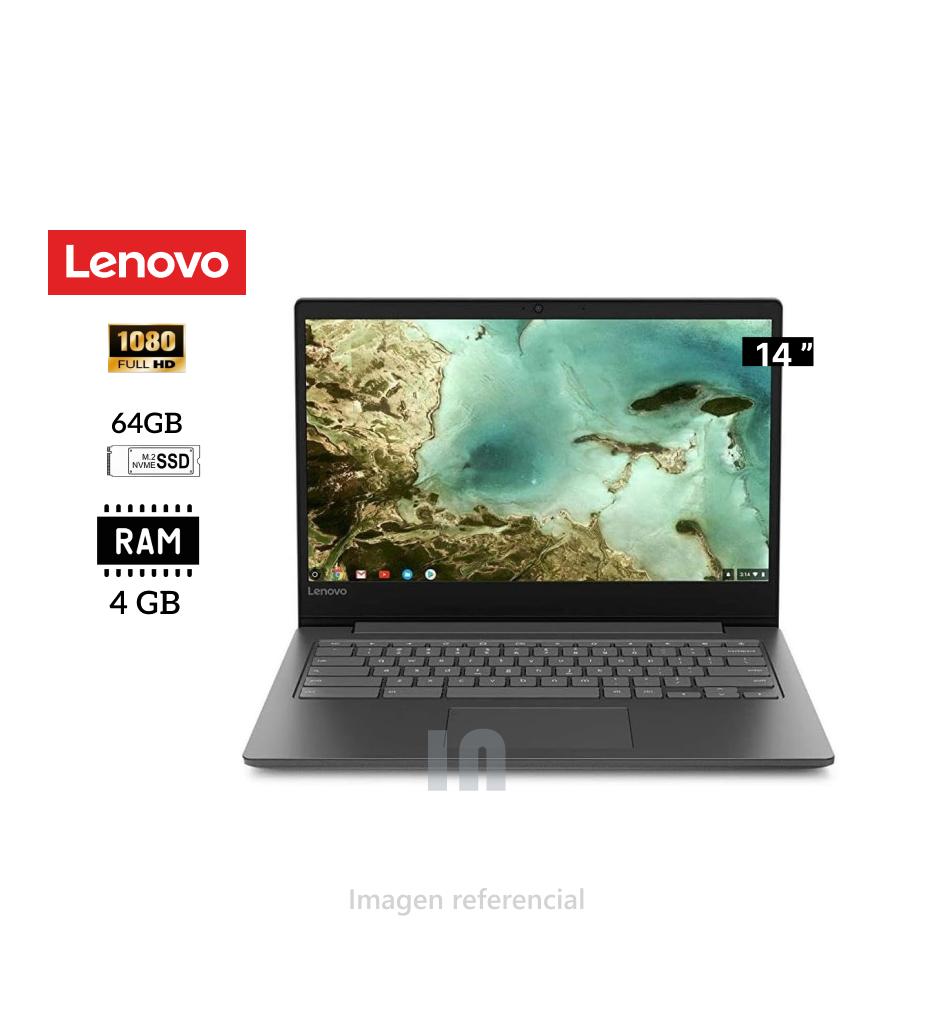 Lenovo Chromebook S330 – 14” HD, MediaTek MT8173C, 4GB RAM, 64GB eMMC – Business Black