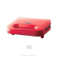 Sandwichera Oster CKSTSM2885-053, 750W, 2 Paneles, Placas Antiadherentes, Rojo