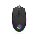 Mouse Gaming Xblade Elite RGB Iluminado Calamity GXB-MG590 6 botones, DPI 6400, SENSOR OPTICO GAMING-GRADE, SWITCHES HUANO, AMBIDIESTRO, NEGRO
