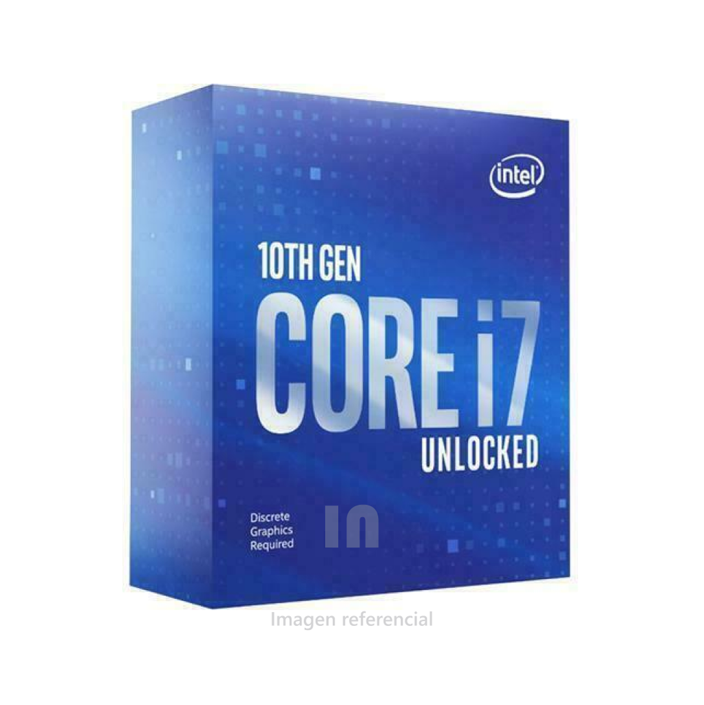 Procesador Intel Core i7-10700F, 10th Gen, 3.8Ghz, 16MB Cache, LGA1200
