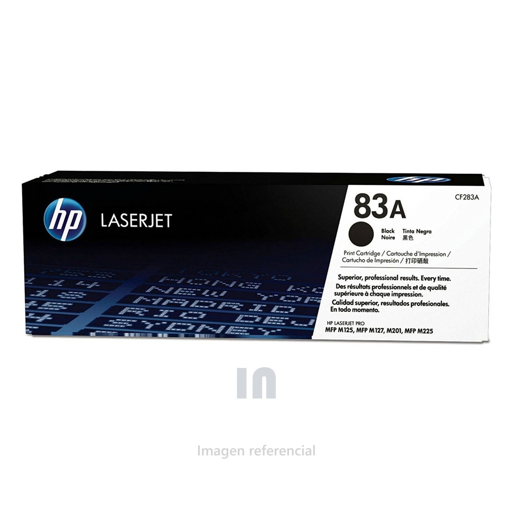 TONER HP 83A NEGRO CF28AD M125, MFP M127, M201 MFP, BLACK.