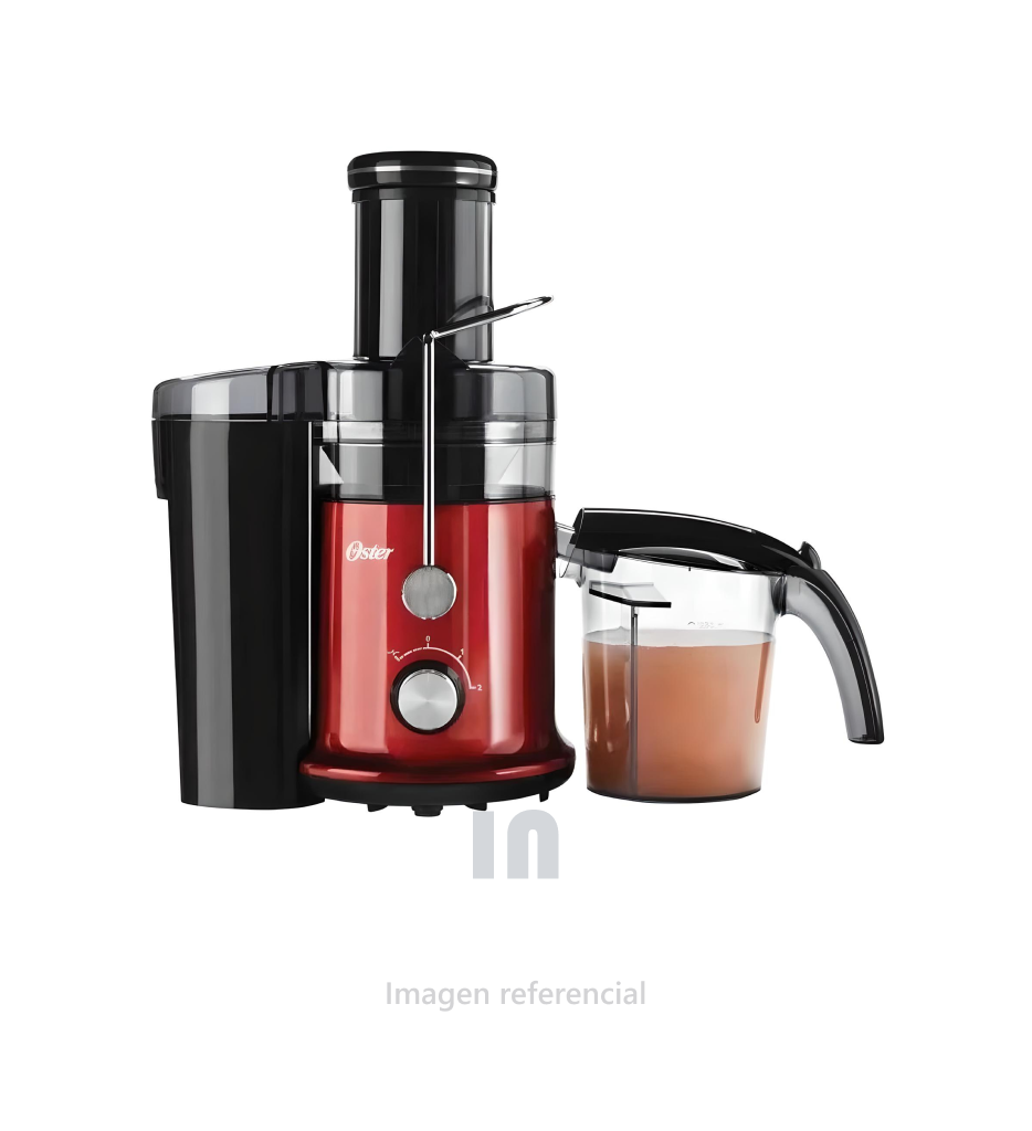 Extractor de Jugos Oster FPSTJE320R, 600W, Rojo