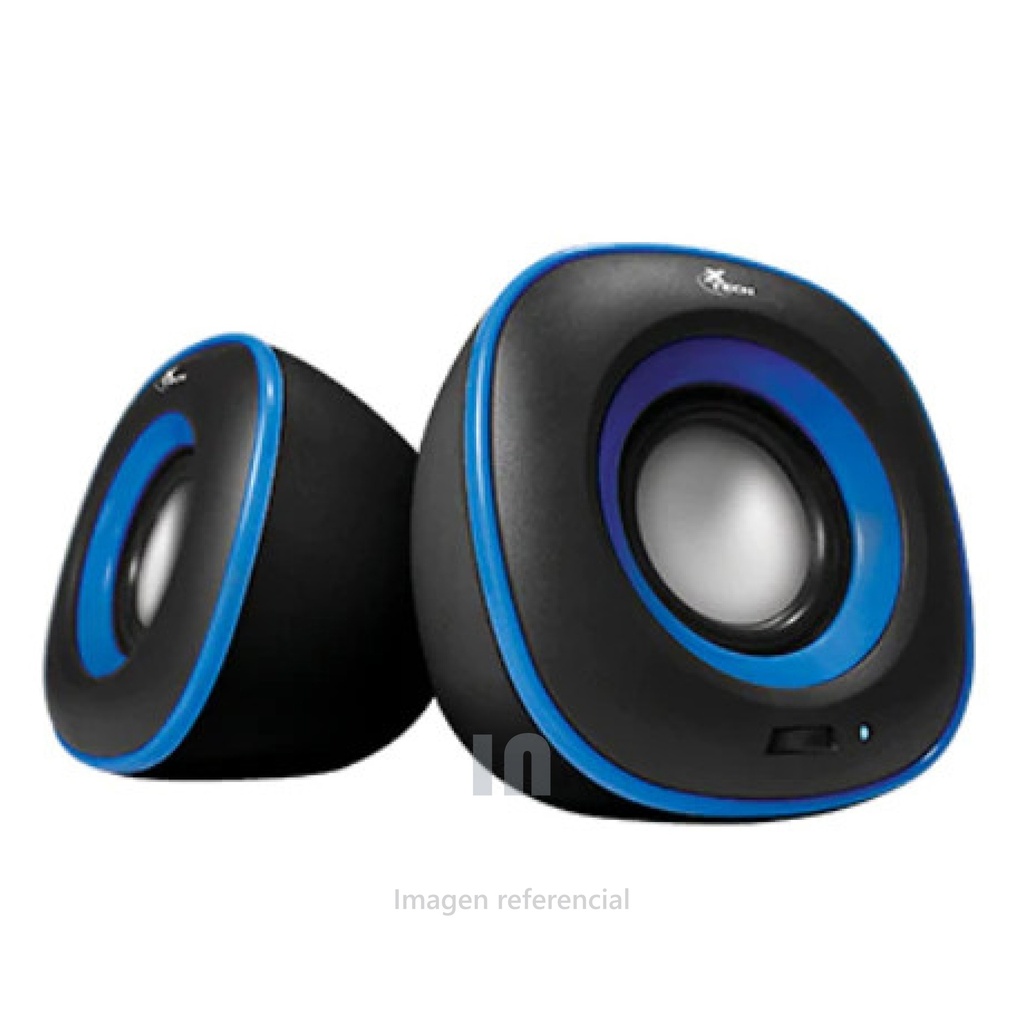 PARLANTE PARA PC XTECH XTS-115BL, 6W ESTÉREO MULTIMEDIA 2.0