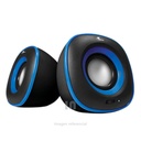 PARLANTE PARA PC XTECH XTS-115BL, 6W ESTÉREO MULTIMEDIA 2.0