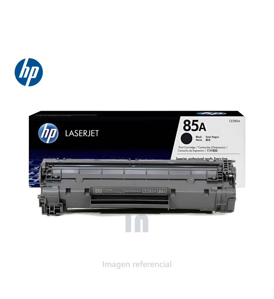 Cartucho de Tóner HP 85A Negro LaserJet Original.
