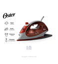 Plancha de Vapor Oster Compacta 1400watts, (GCSTBS5004-053), 5 niveles de temperatura, antiadherente, Rojo.