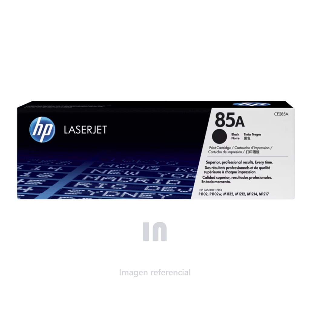 Toner HP 85A para LaserJet P1102w, M1212nf, Pro m1132
