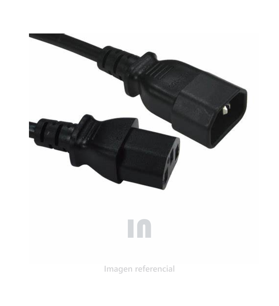Cable de poder 3 x 16 AWG (GP-130(3X16)1.8M), C13, de 1.80mt, negro.
