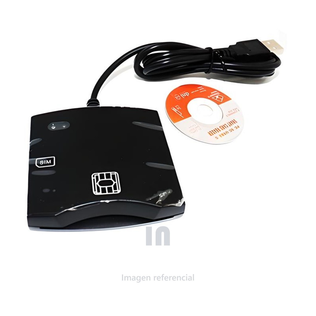 Smart card reader, steelle decker, ccid iso7816 usb 2.0, incluye cd, uso pc y laptop, negro.