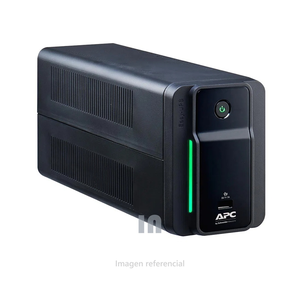 Ups apc easy back BVX 700VA, 230V, AVR, carga USB C, enchufes universales, proporciona protección eléctrica en condiciones de energía inestables, garantizando una conectividad consistente y confiable en los momentos más críticos, negro.