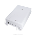 CAJAS PRE CONECTORIZADA, TURBO BOX ARMADA 8 ADAPTADORES PARA MINI -SC BALANCEADO ( SPLITTER PLC 1X8 50/50. COLOR NEGRO.