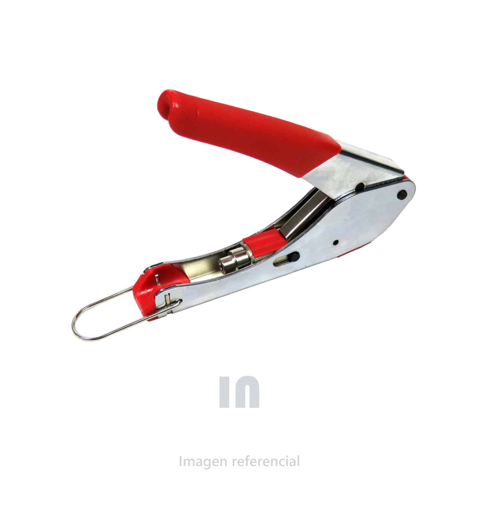 Alicate Crimping Ponchador Para Coaxial Rg6 Wt-1274 Westor, amarillo.