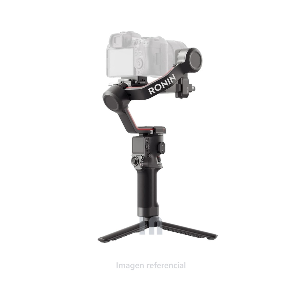 Estabilizador para cámara dji rs 3, ultra liviano de 1.3kg, carga útil hasta 3kg, pantalla táctil de 1.8 pulg, batería desmontable.