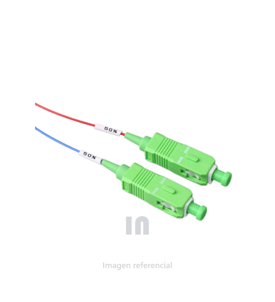 Splitter acoplador desbalanceado 1x2 sm 1310/1550nm 15/85 (3.0mm).