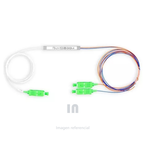 Cable splitter 1x2 desbalanceado 80/20 sc/apc, 1m.