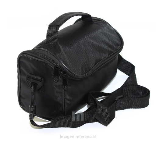 Maletín de herramienta de fibra óptica, kit vacío bolsa mediano para herramientas de fibra, negro.