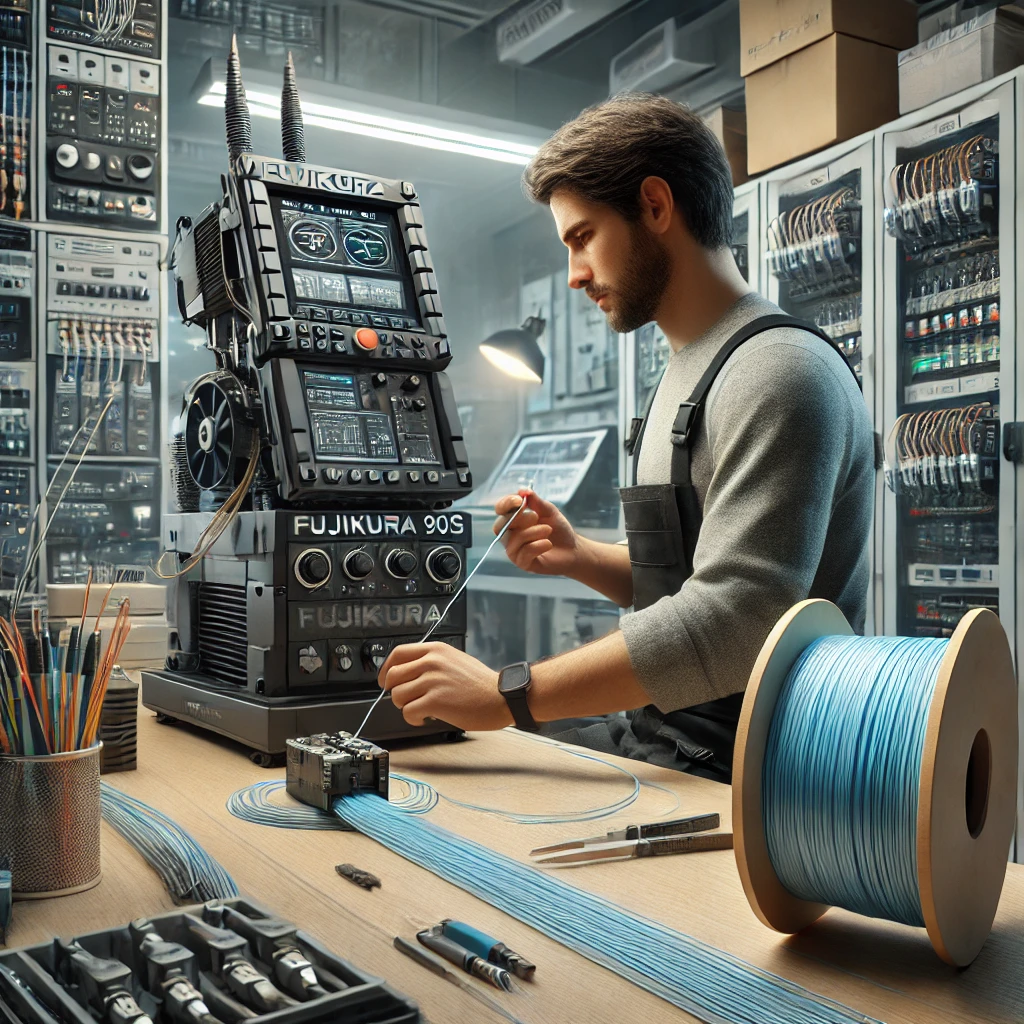 Servicio de Fusión de Fibra Óptica con Fusionadora Fujikura