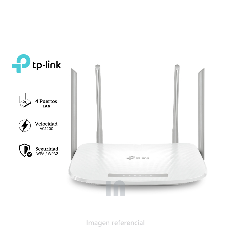 Router TP-LINK EC220-G5 TR-069 Aginet – Doble Banda AC1200, Gigabit, 4 Puertos, Blanco