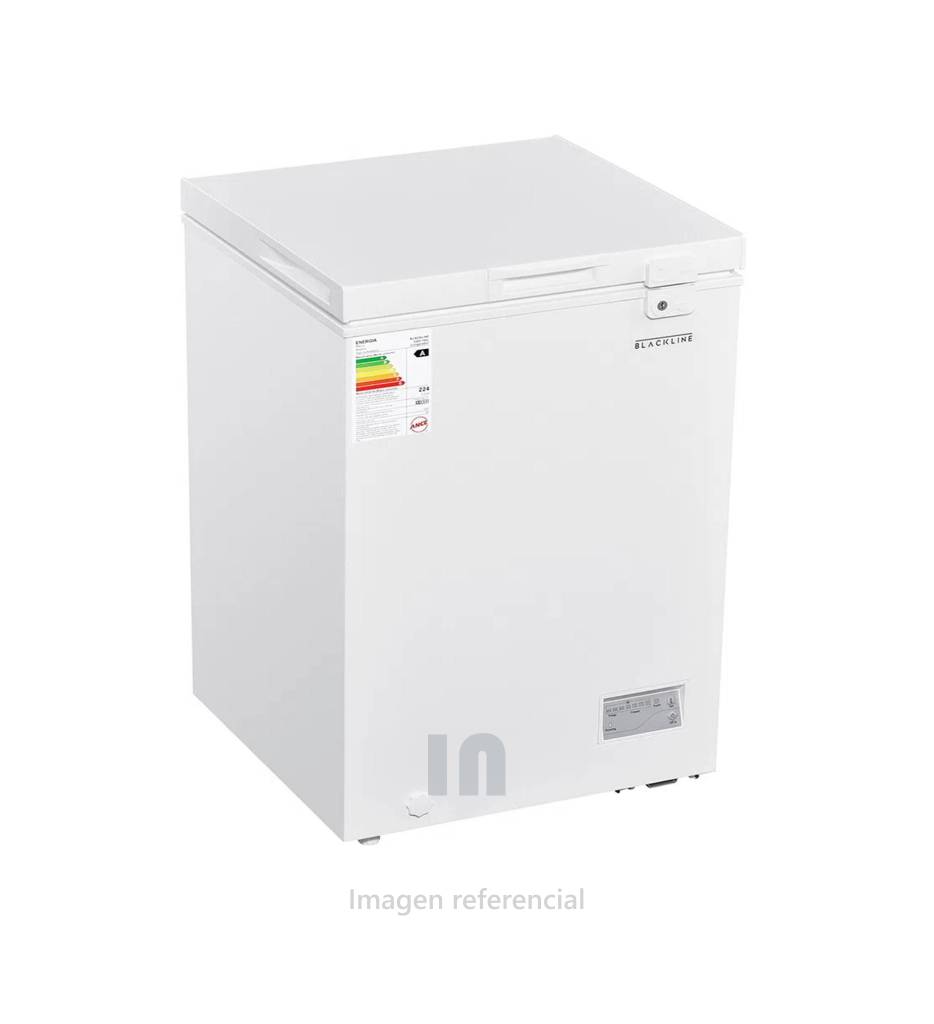 Congelador blackline 100lt chest freez CGD-100L, frost, blanco.