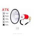 MEGAFONO 250W RECARGABLE CON ENTRADA USB, BLUETOOTH ATK MGP-250/RD.