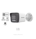 Cámara de seguridad IP HIKVISION DS-2CD1043G2-LIU, 4MP tubo 2.8mm IR30 audio luz híbrido inteligente Acusense.