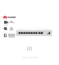 SWITCH HUAWEI S380-S8P2T MULTI-SERVICIO POE CON 8PUERTOS 2GE WAN + 8GE LAN+ 124 W.